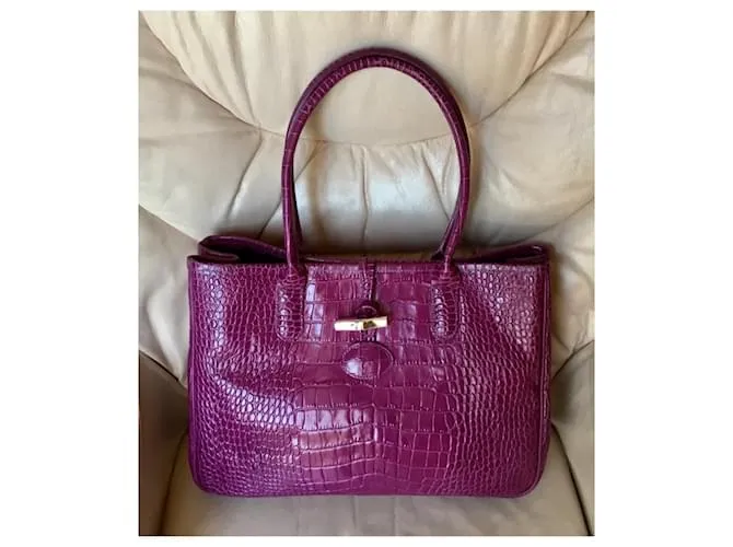 Roseau Longchamp Caña Fucsia 