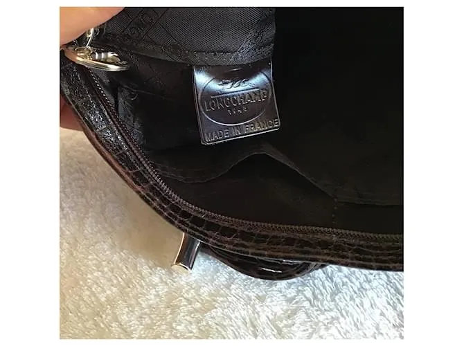 Roseau Longchamp Caña Marrón oscuro 
