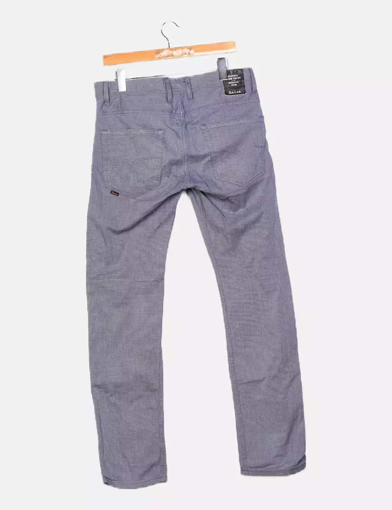 Salsa Jeans Pantalón azul casual
