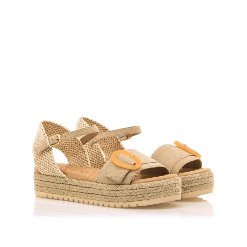 Sandalias Casual de Mujer MTNG AMELIE Beige 57493