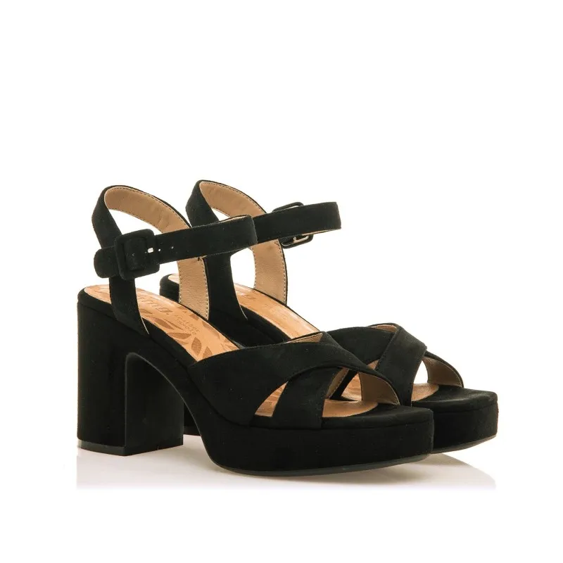 Sandalias Casual de Mujer MTNG BRITT Negro 56885
