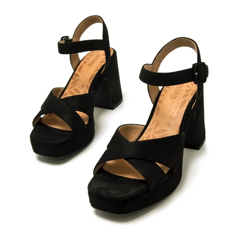 Sandalias Casual de Mujer MTNG BRITT Negro 56885