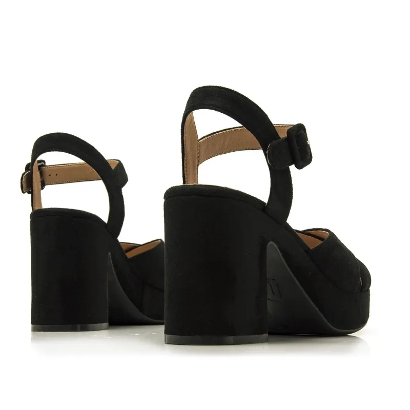 Sandalias Casual de Mujer MTNG BRITT Negro 56885