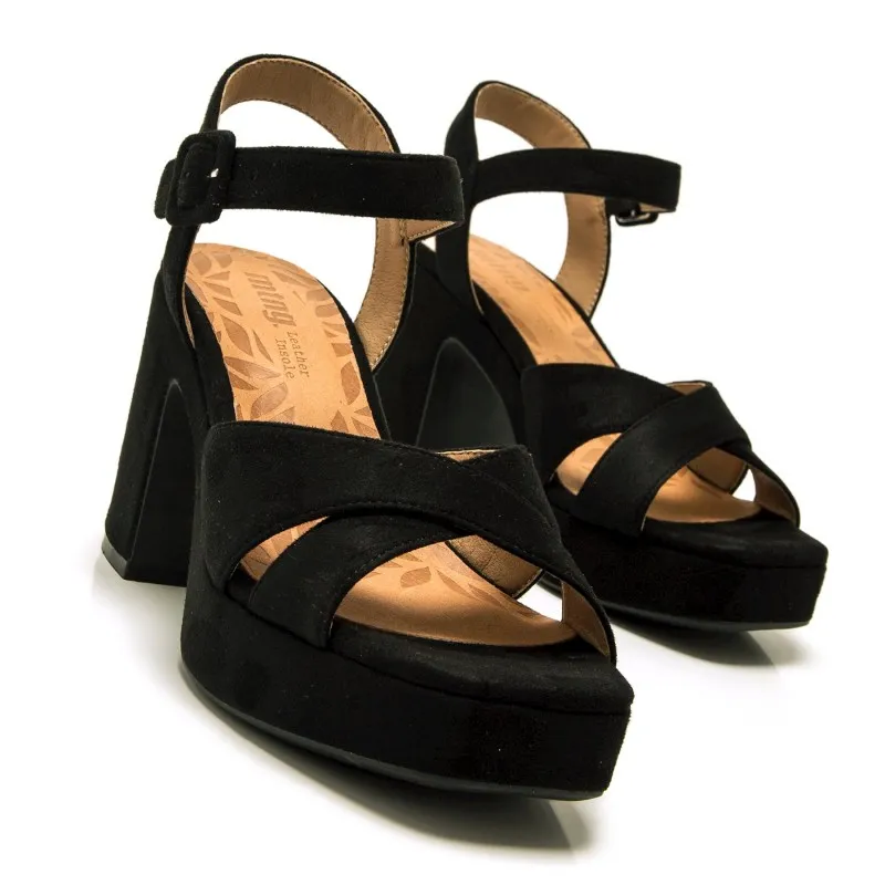 Sandalias Casual de Mujer MTNG BRITT Negro 56885