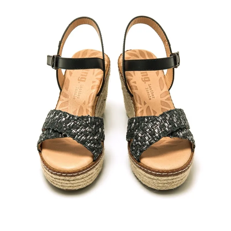Sandalias Casual de Mujer MTNG CLAIRE Negro 56904