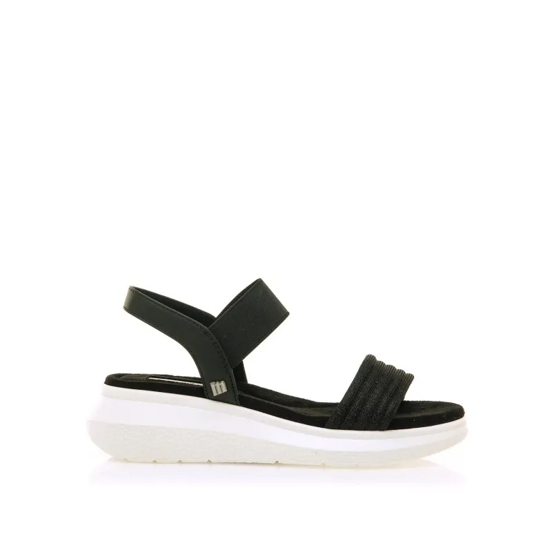 Sandalias Casual de Mujer MTNG COTTON Negro 56238