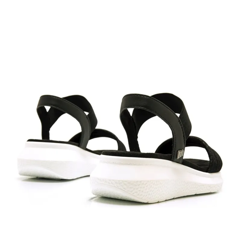 Sandalias Casual de Mujer MTNG COTTON Negro 56238