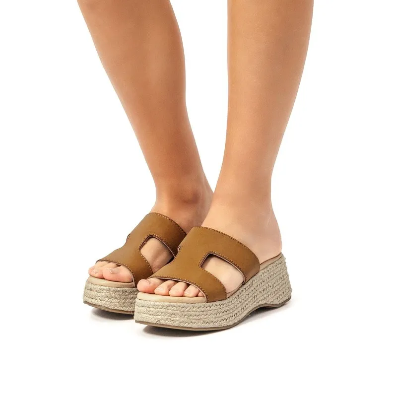 Sandalias Casual de Mujer MTNG GIORGIA Beige 56949