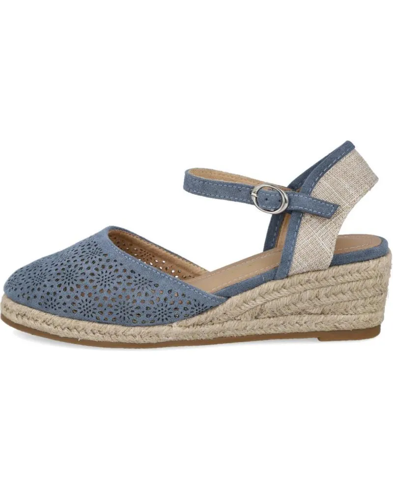 SANDALIAS L&R SHOES  DE MUJER LR SHOES BL24702 ALPARGATAS DE ESPARTO PARA MUJER  JEANS