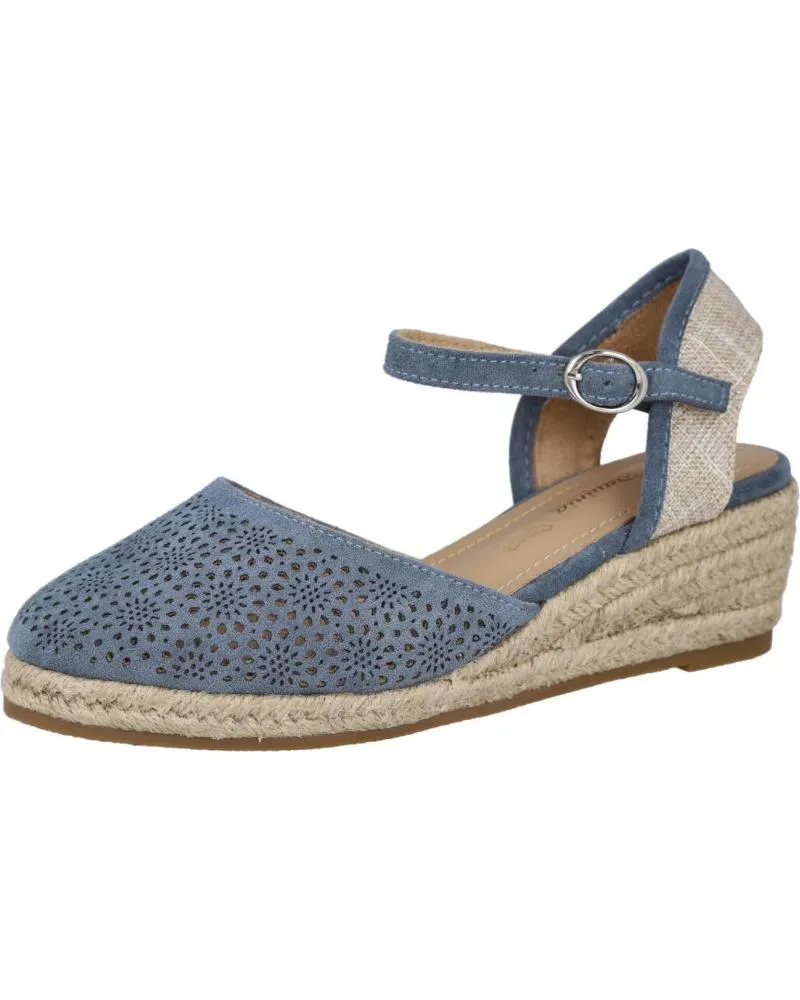 SANDALIAS L&R SHOES  DE MUJER LR SHOES BL24702 ALPARGATAS DE ESPARTO PARA MUJER  JEANS