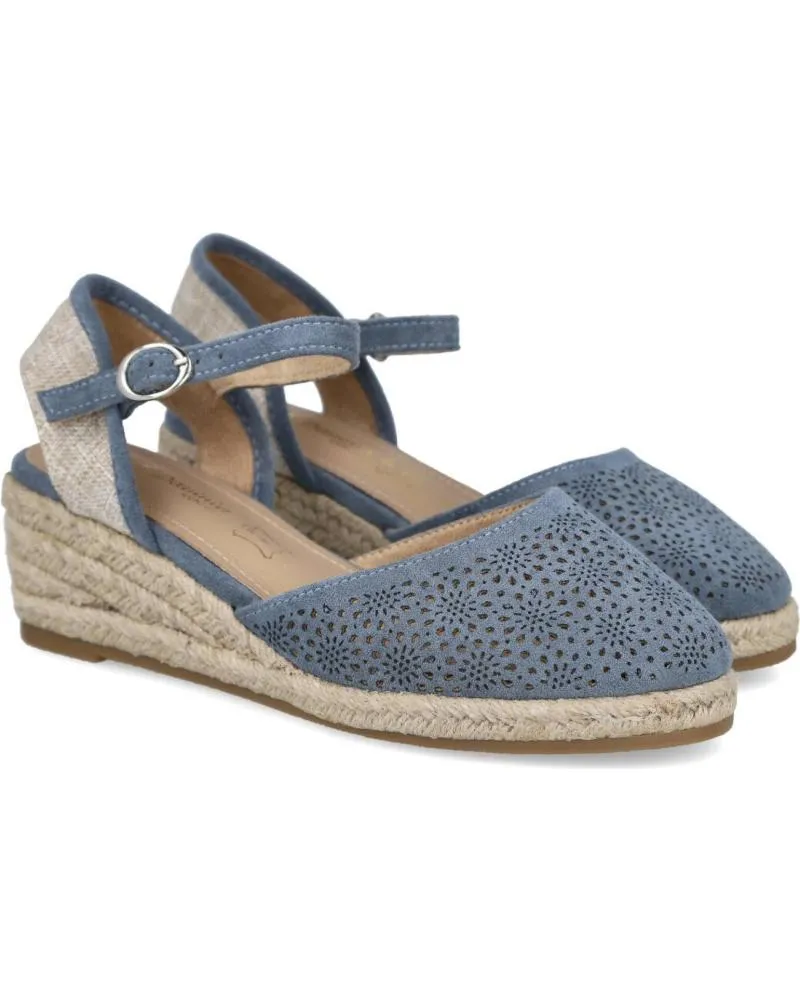 SANDALIAS L&R SHOES  DE MUJER LR SHOES BL24702 ALPARGATAS DE ESPARTO PARA MUJER  JEANS