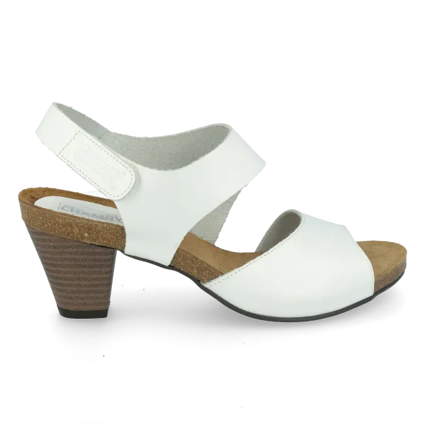 SANDALIAS TACON COMODOS MUJER PIEL MOD. VIDA
