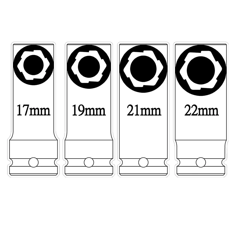 SET IMPACTO PARA TORNILLOS DE SEGURIDAD [4 VASOS]