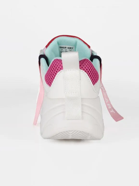 Shop Art Zapatillas chunky con inserciones en contraste