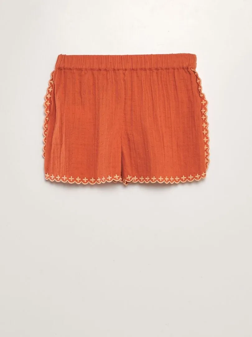 SHORT  NARANJA