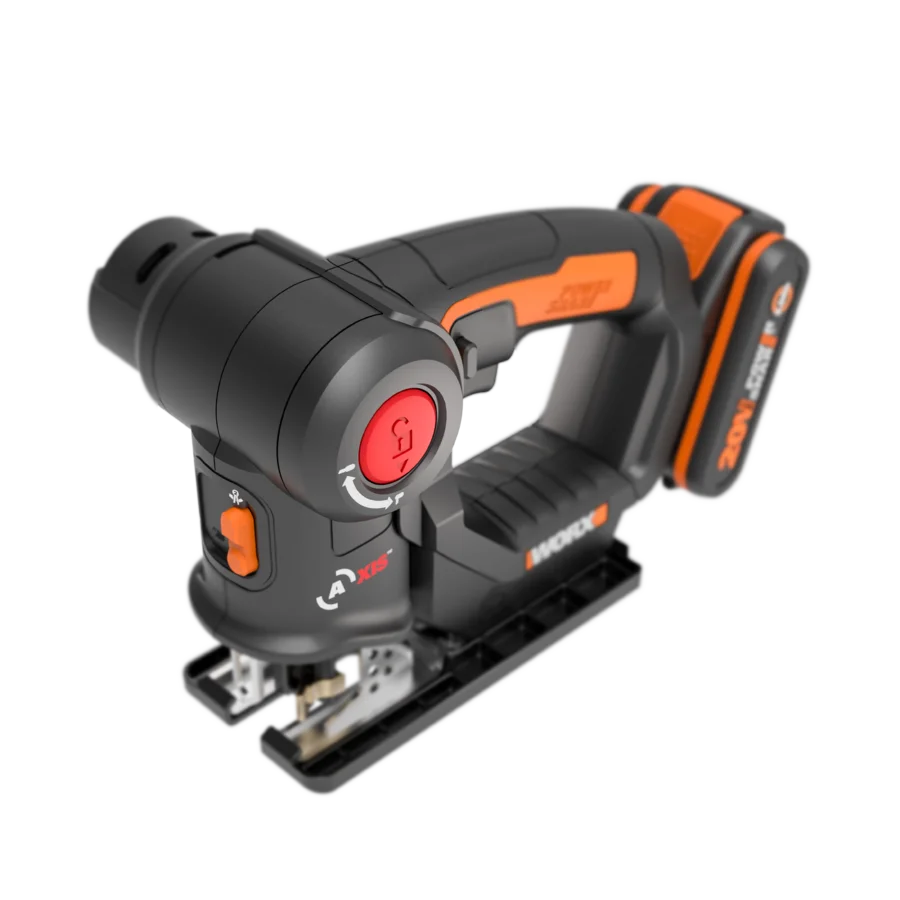 SIERRA TRANSFORMADORA SIN CABLE AXIS DE 20 V  CON BATERíA Y CARGADOR