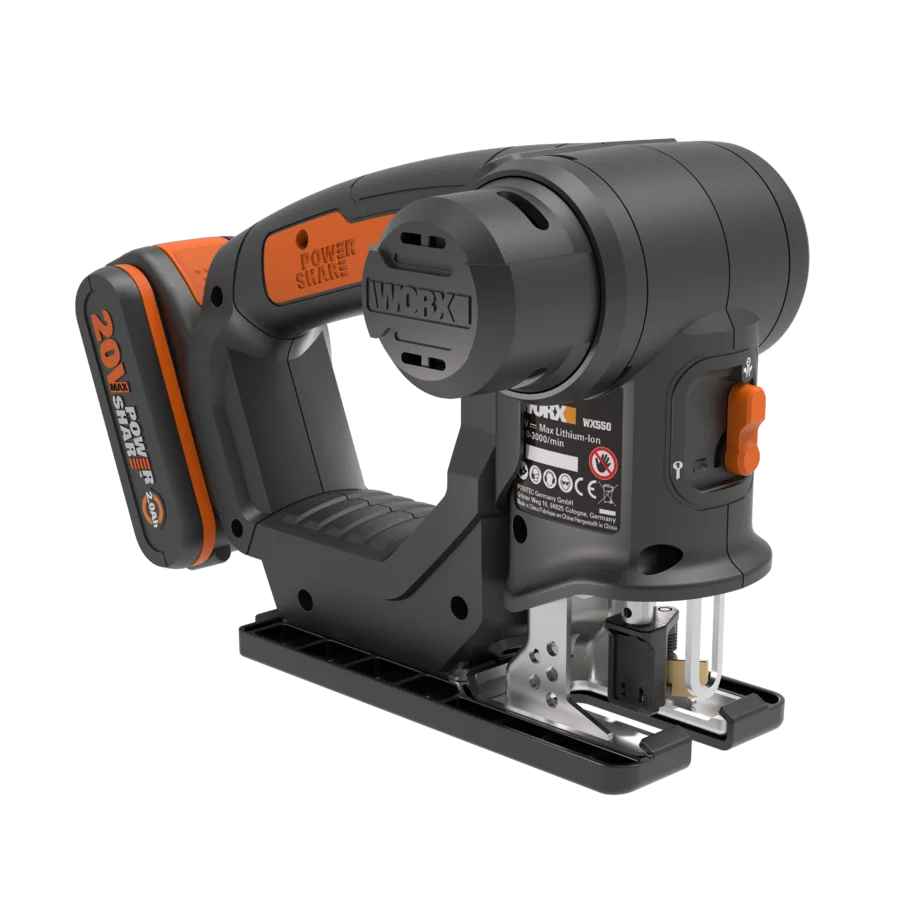 SIERRA TRANSFORMADORA SIN CABLE AXIS DE 20 V  CON BATERíA Y CARGADOR
