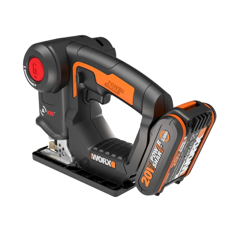 SIERRA TRANSFORMADORA SIN CABLE AXIS DE 20 V  CON BATERíA Y CARGADOR