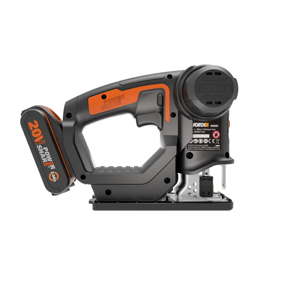 SIERRA TRANSFORMADORA SIN CABLE AXIS DE 20 V  CON BATERíA Y CARGADOR