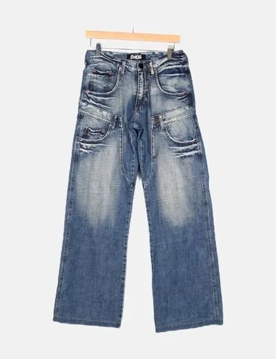 SNOB Jeans denim cargo