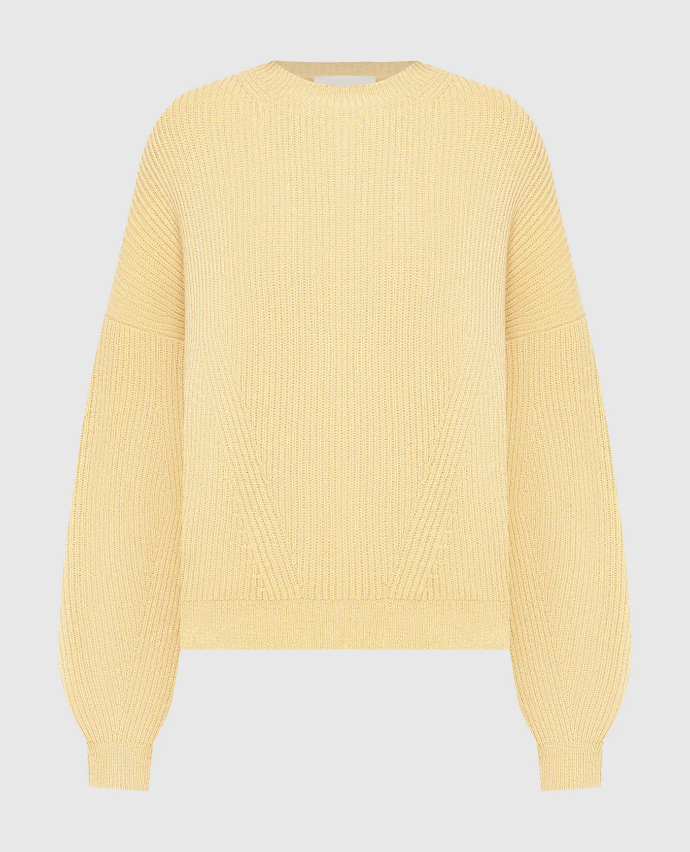 Solotre Yellow cashmere sweater