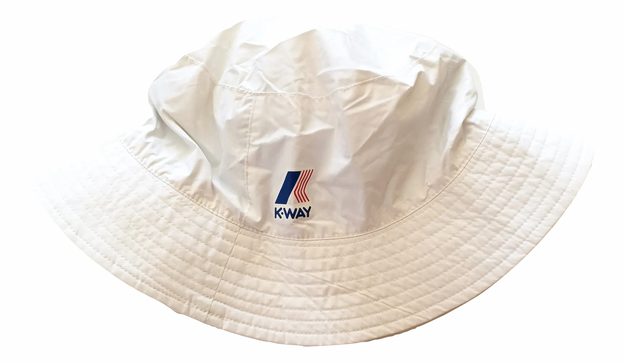 SOMBRERO DE PESCADOR PARA NIñA KWAY EN PVC IMPERMEABLE K001PN0 BLANCO