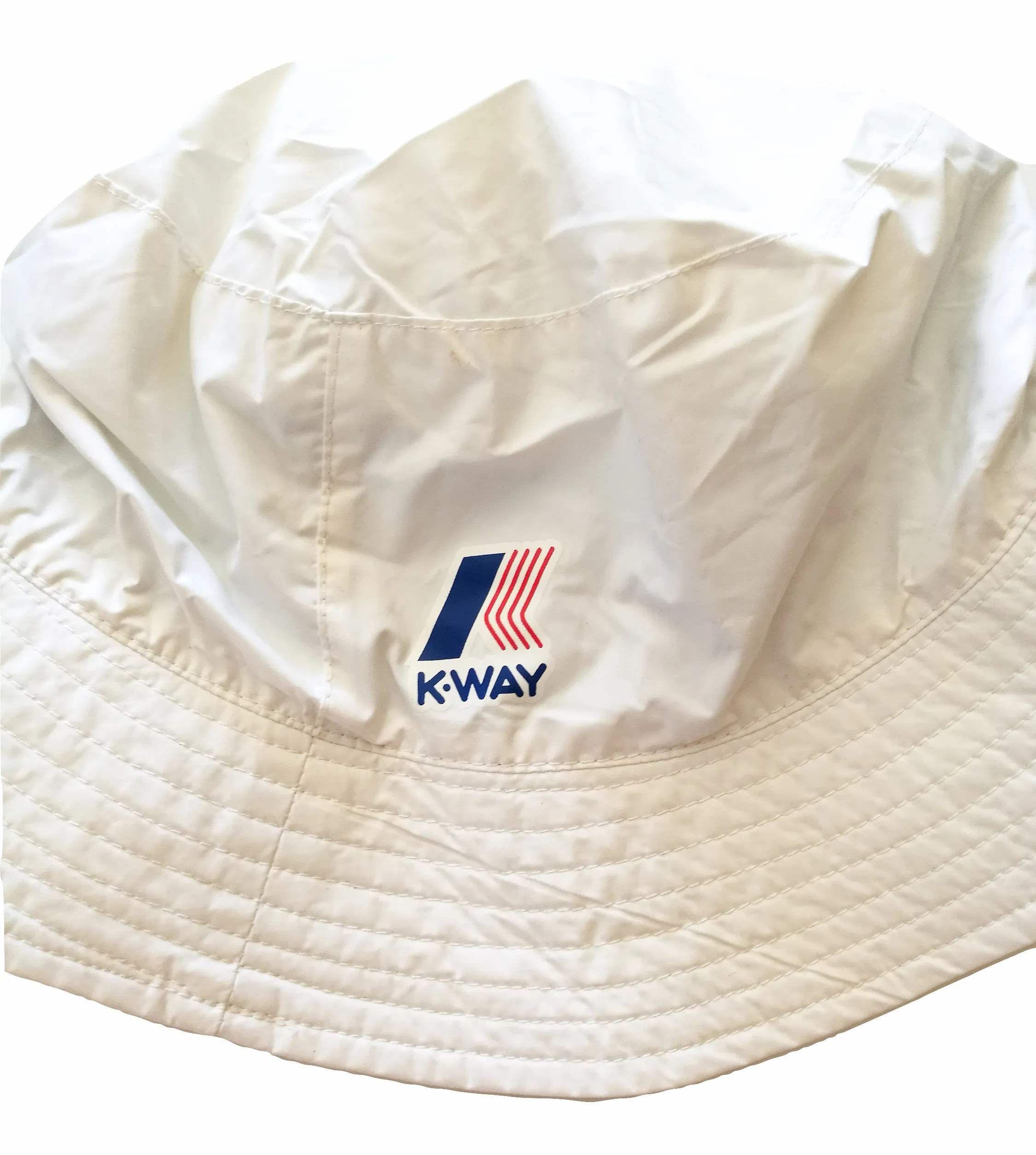 SOMBRERO DE PESCADOR PARA NIñA KWAY EN PVC IMPERMEABLE K001PN0 BLANCO