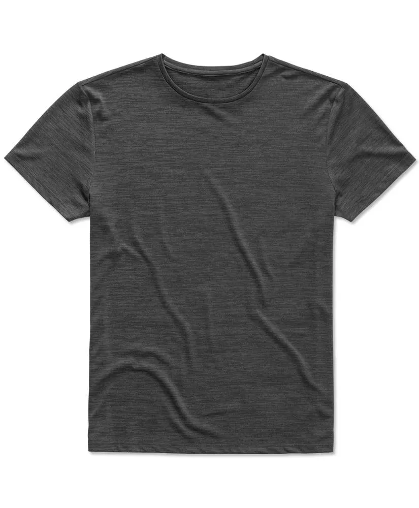 STEDMAN STE8020  CAMISETA DEPORTIVA HOMBRE ACTIVE INTENSE TECH  ANTRA HEATHER