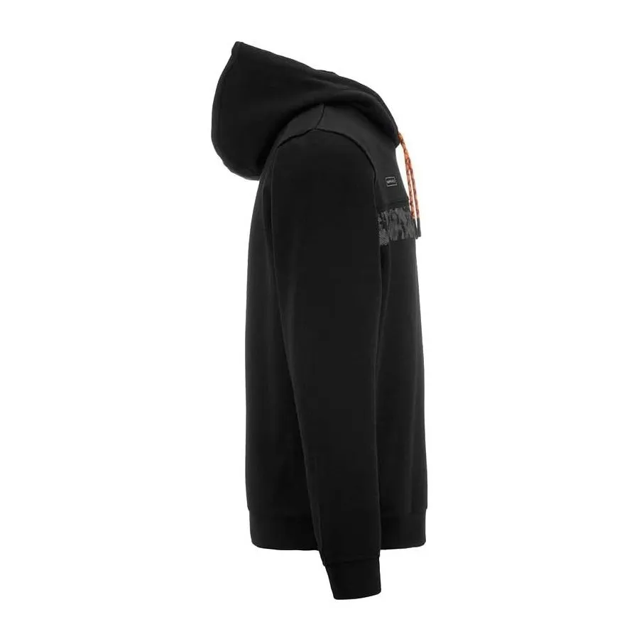 Sudadera Kappa GINO GRAPHIK Hombre 341J6KW 005 NEGRO