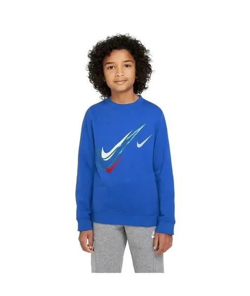 Sudadera Nike Crew Azul Niño