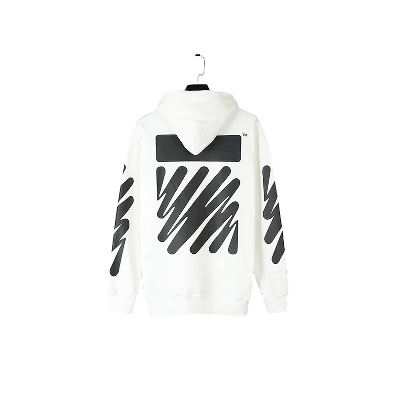 SUDADERA OFFWHITE DIAGONAL WAVE