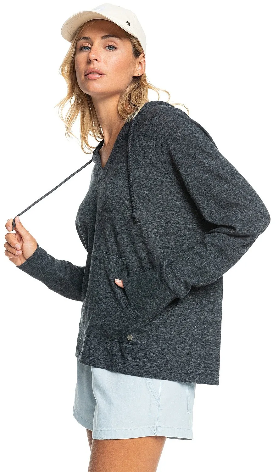 SUDADERA ROXY DESTINATION SURF  KVJ0/ANTHRACITE  WOMEN´S