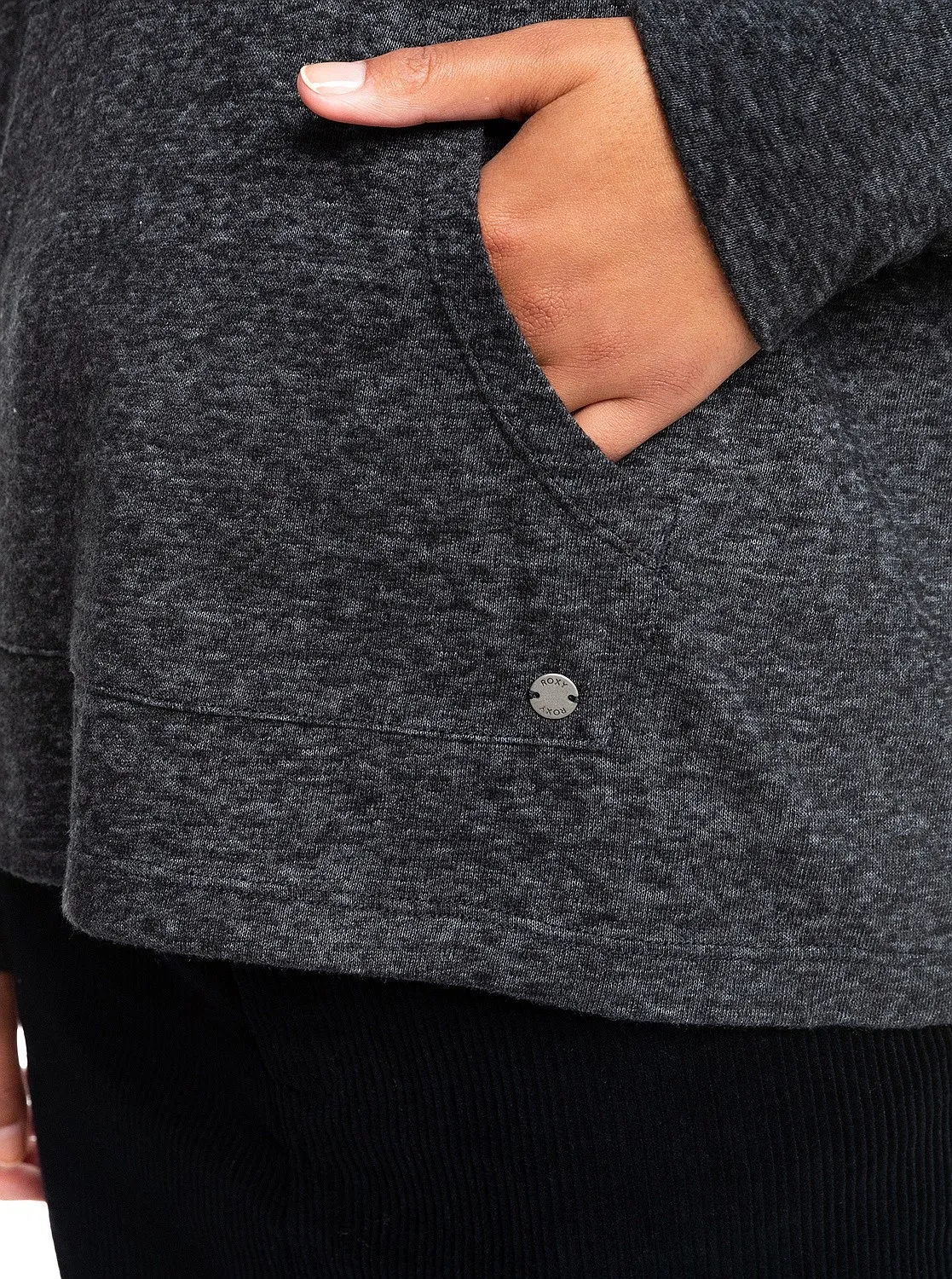 SUDADERA ROXY DESTINATION SURF  KVJ0/ANTHRACITE  WOMEN´S