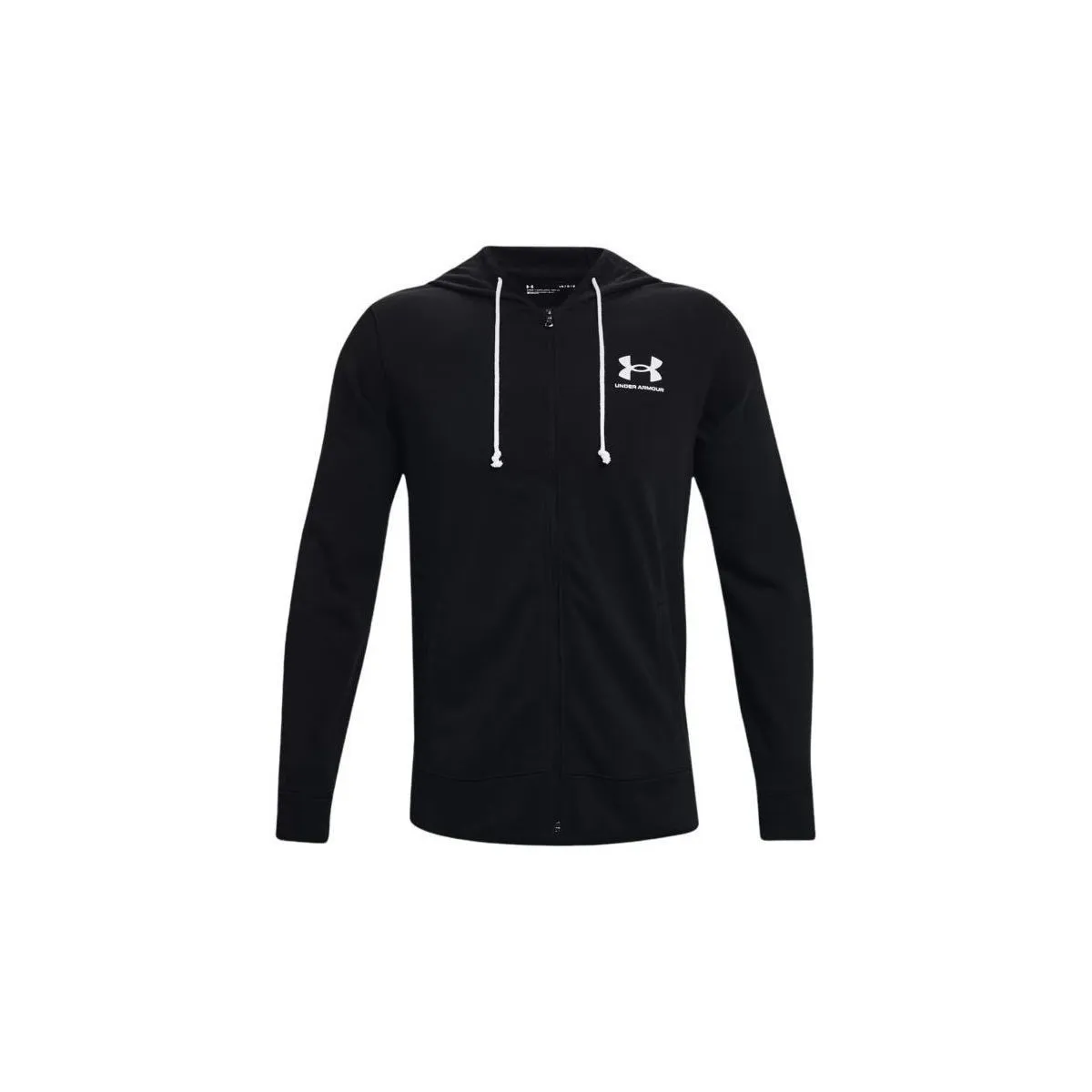 Suéter Rival Terry Full Zip Hombre Black/Onyx White