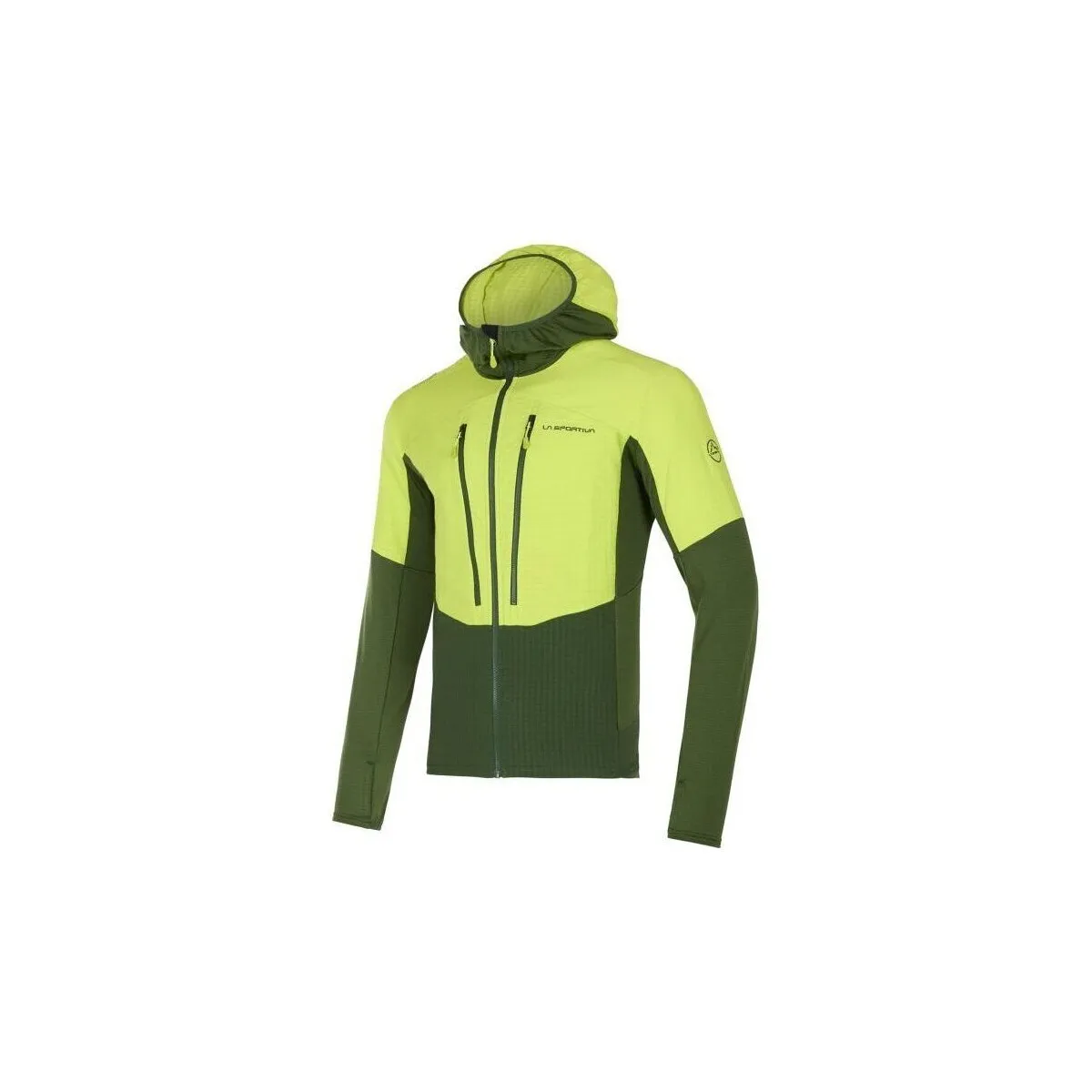 Suéter Session Tech Hoody Hombre Forest/Lime Punch