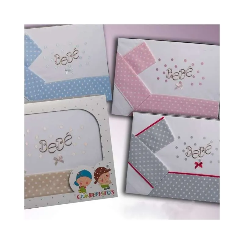 Sábanas minicuna Bordado Bebé