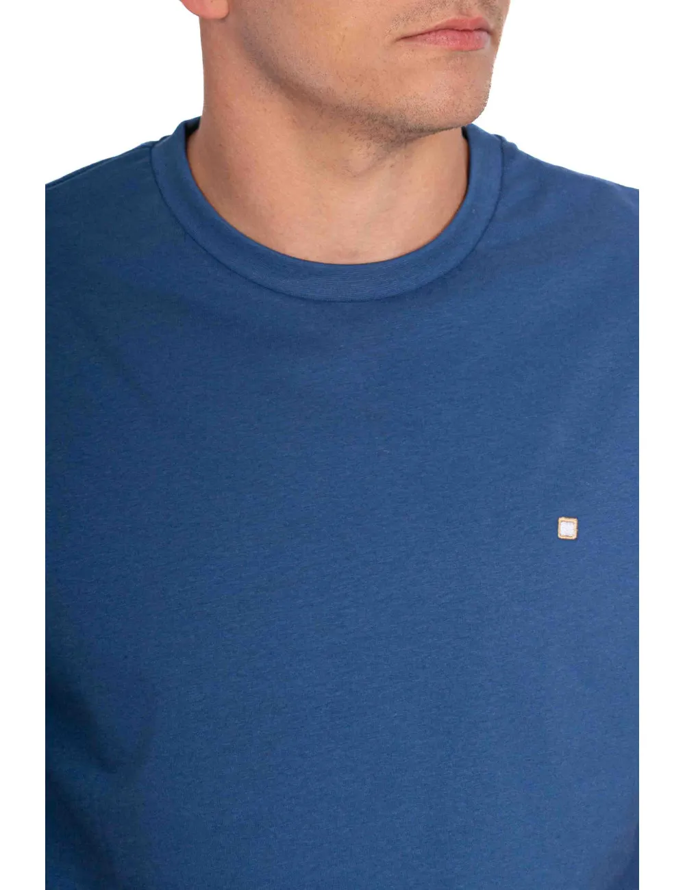 TEE 004 AZULÓN ALGODÓN ORGANICO 100%