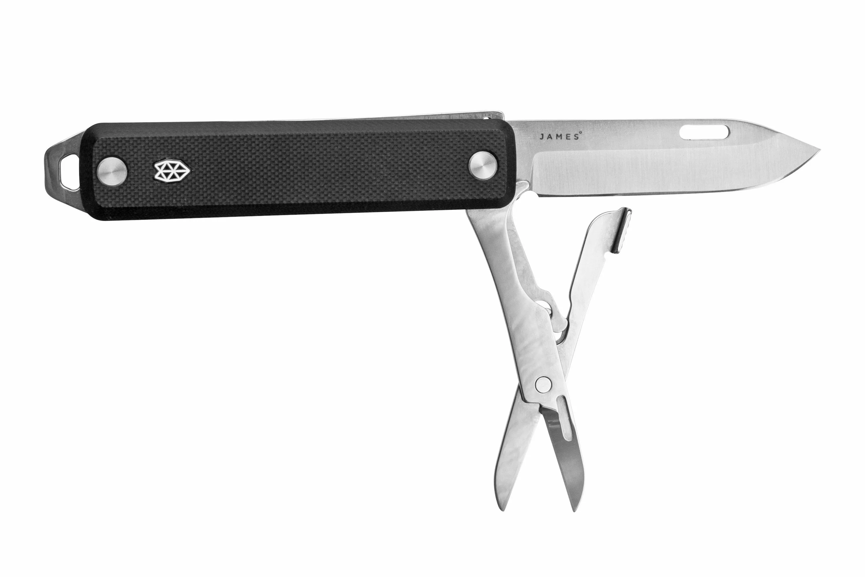 THE JAMES BRAND THE ELLIS SCISSORS BLACK G10 STAINLESS KN11910100 NAVAJA
