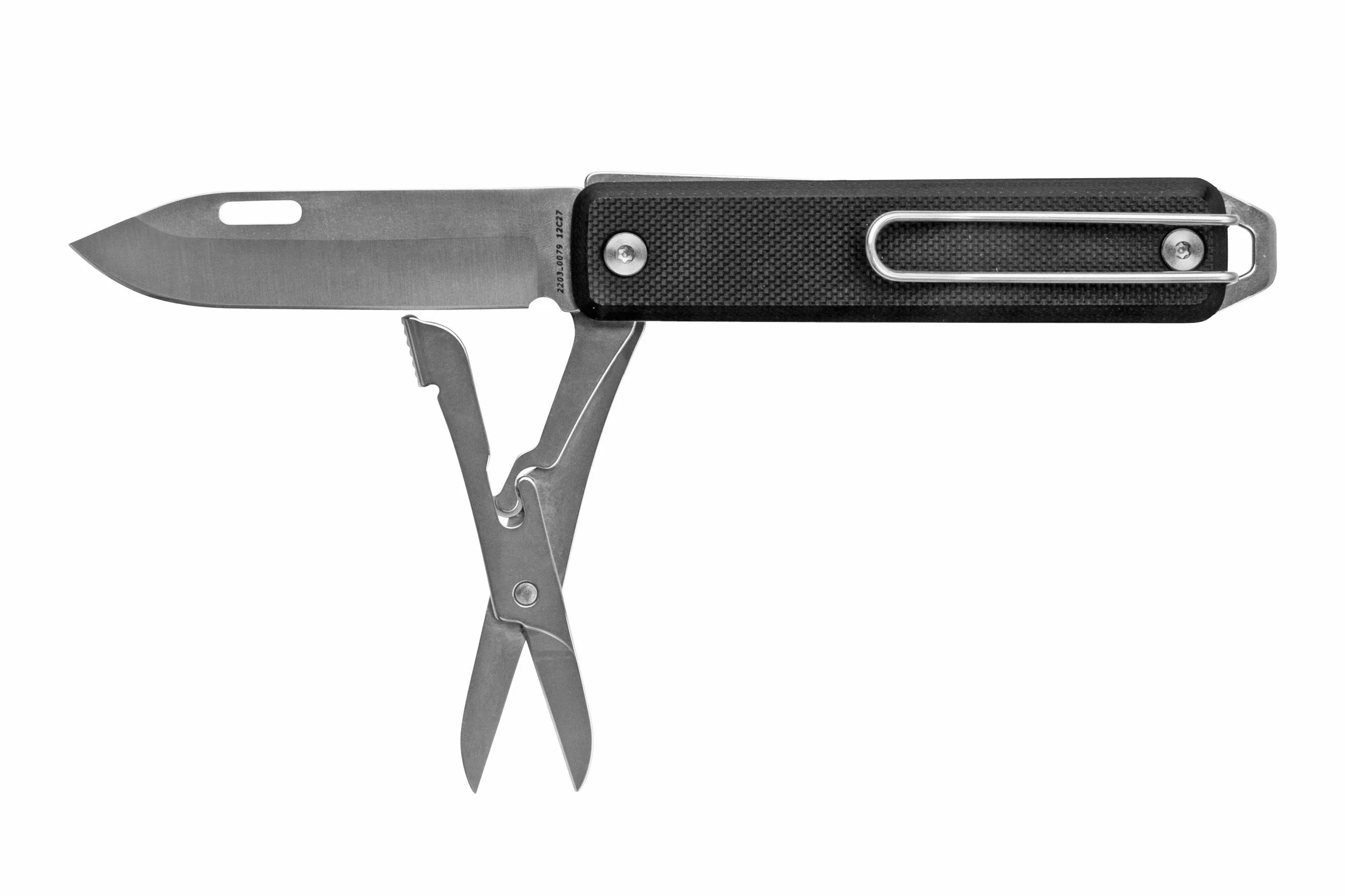 THE JAMES BRAND THE ELLIS SCISSORS BLACK G10 STAINLESS KN11910100 NAVAJA