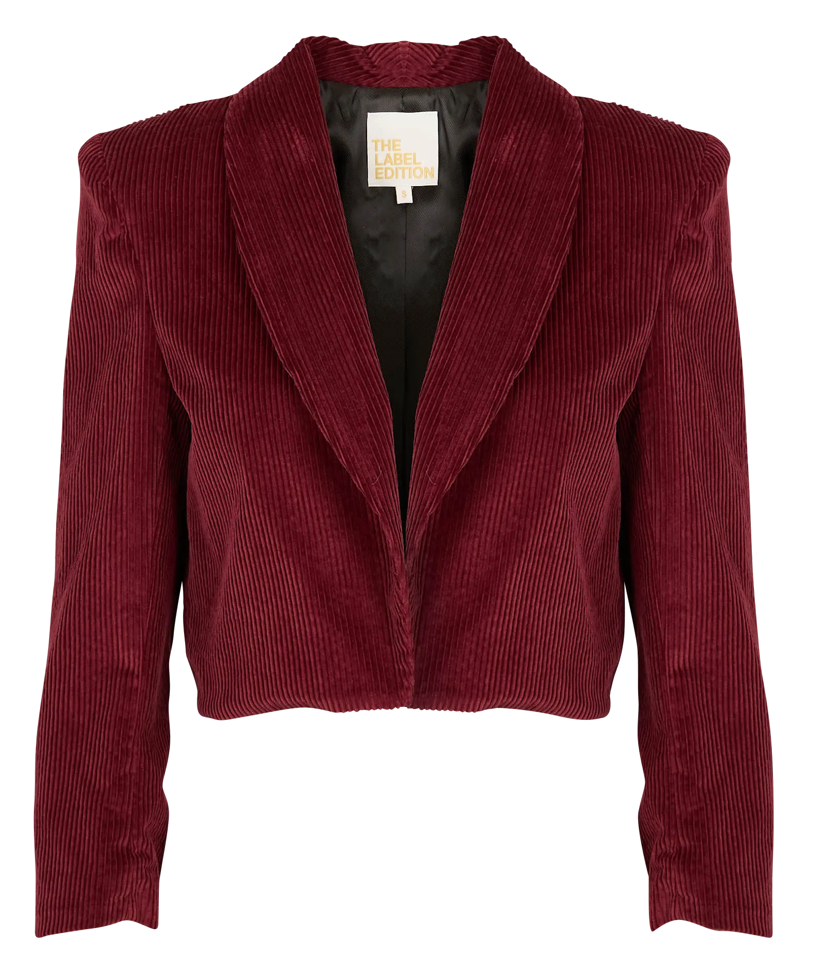 THE LABEL EDITION AMBER  CHAQUETA DE ALGODóN RECTA EN ROJO