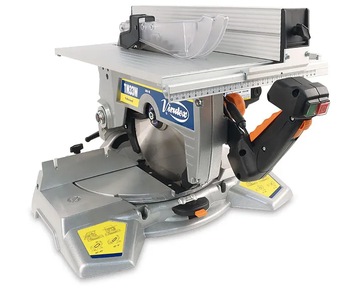 TM33W Tronzadora abatible con mesa superior