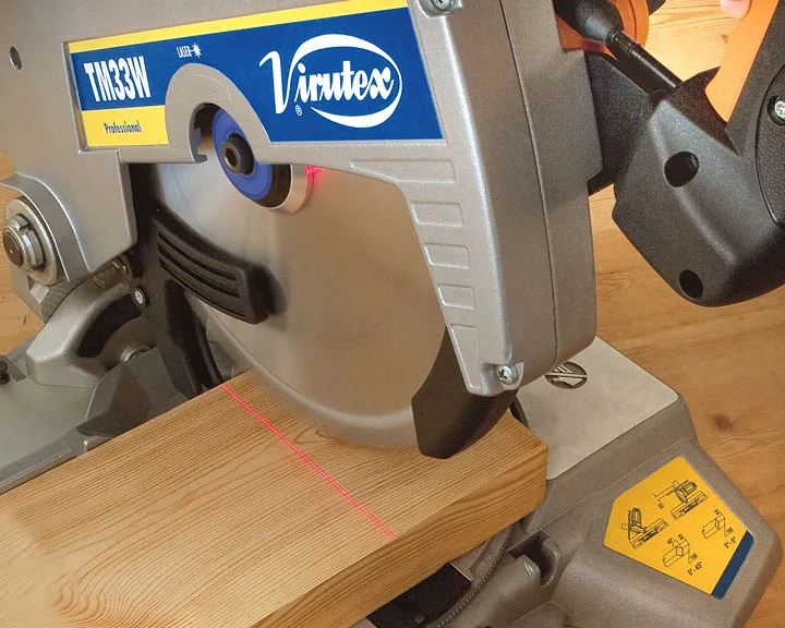TM33W Tronzadora abatible con mesa superior