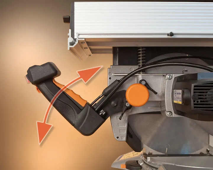 TM33W Tronzadora abatible con mesa superior