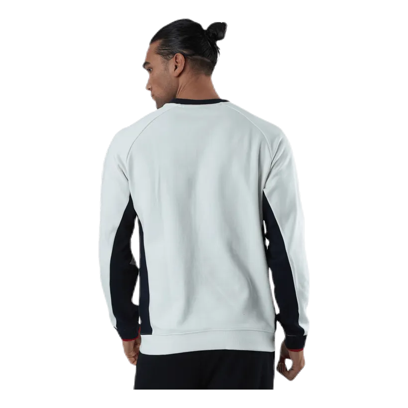 Tommy Hilfiger Sport Blocked Fleece Logo Crew White