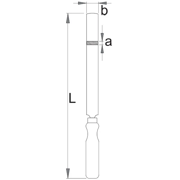 UNIOR  777 / 6A  RASCADOR PLANO, 200 MM