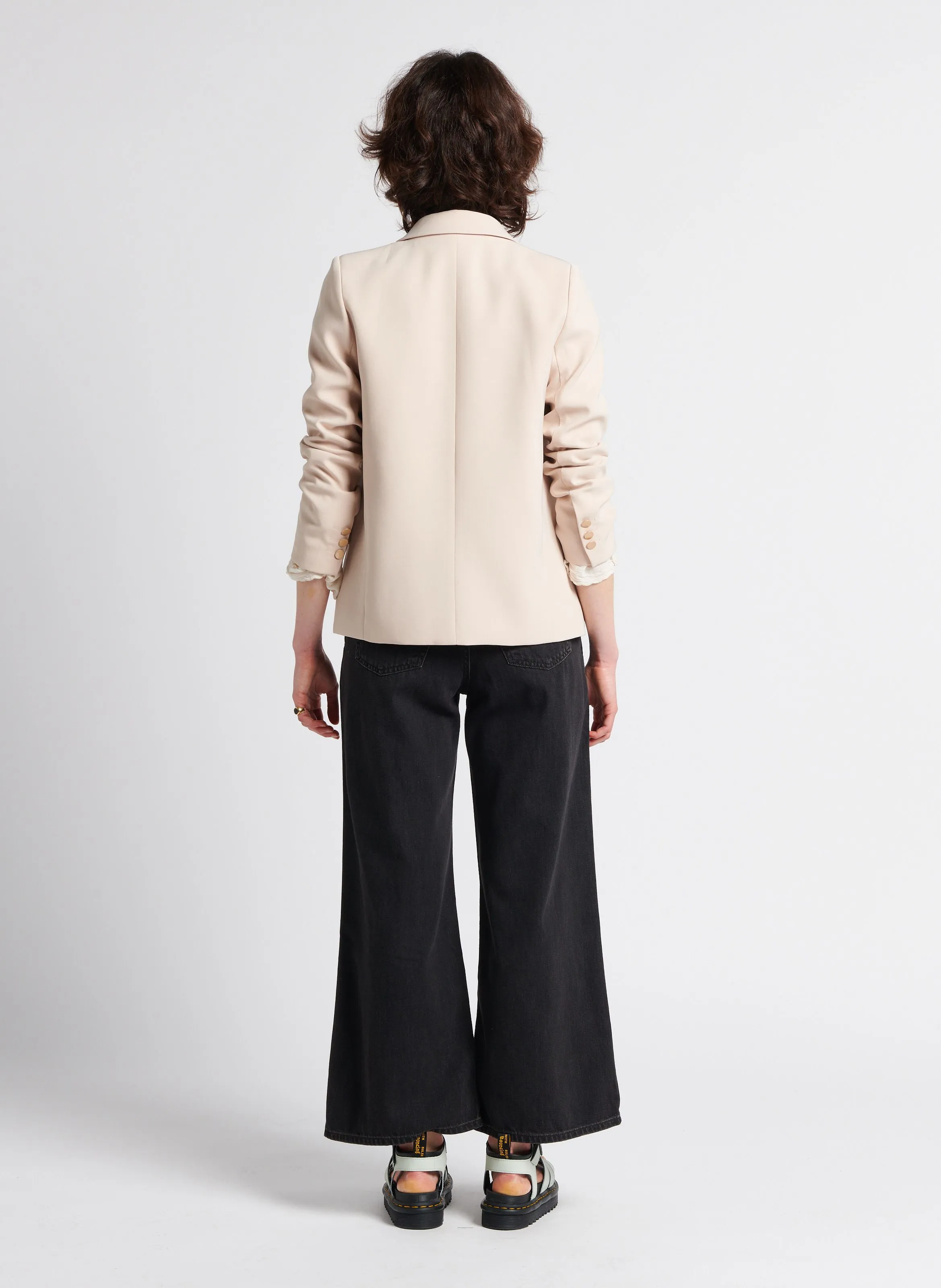 VALERIE  CHAQUETA SASTRE RECTA EN BEIGE