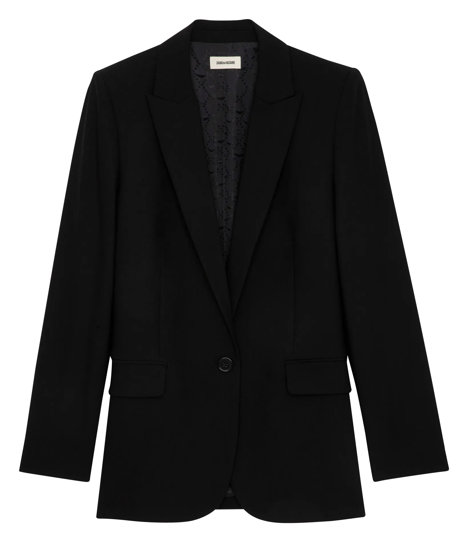 VALSE  CHAQUETA DE TRAJE RECTA EN NEGRO