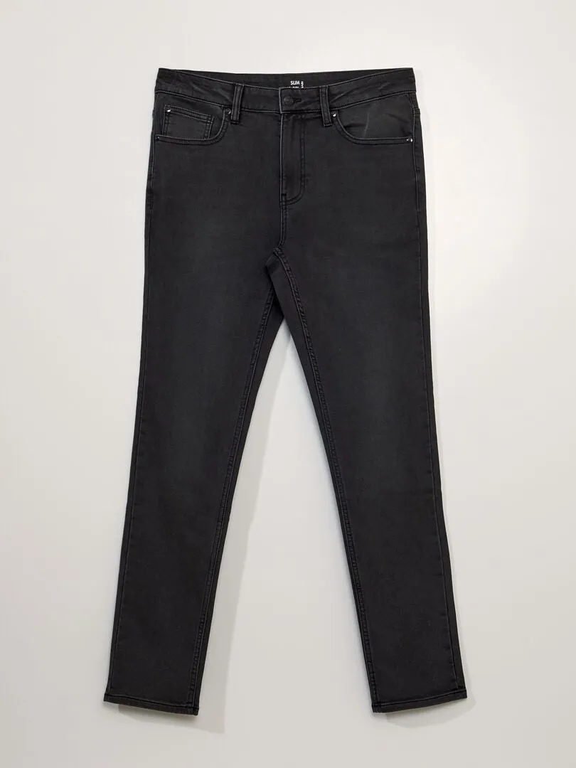 VAQUERO SLIM ELáSTICO  L32  GRIS