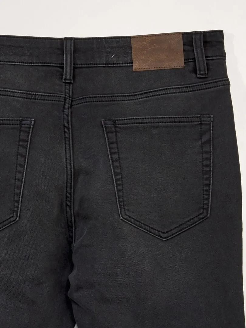 VAQUERO SLIM ELáSTICO  L32  GRIS