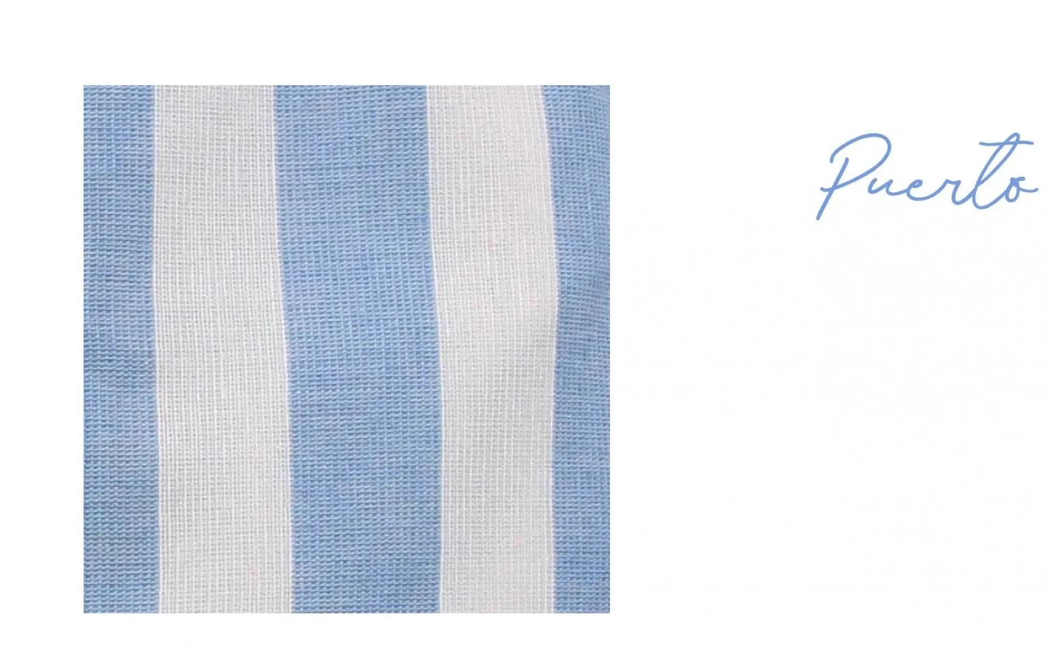 Vestido de rayas blanco y marino colección Puerto de Foque
